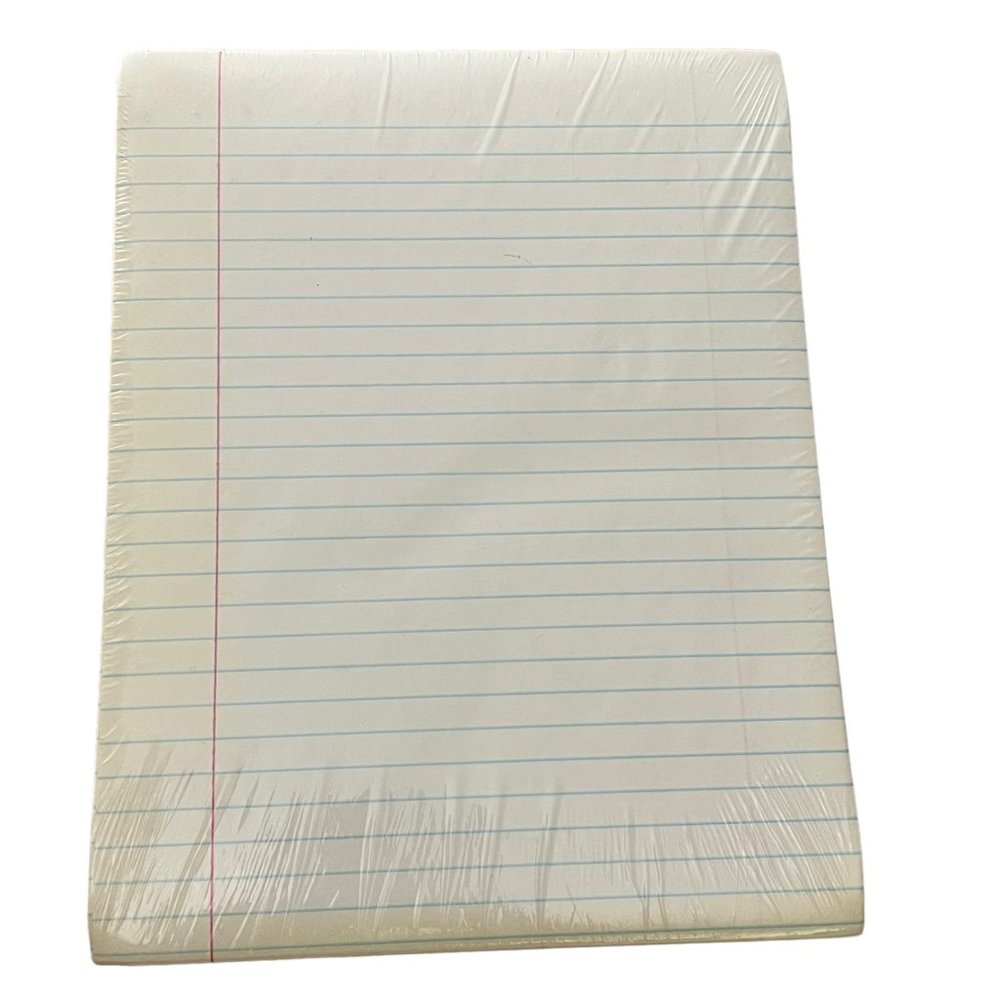School Smart White Sulphite Essay Paper Red Margin No Hole Punch Paper Ream New